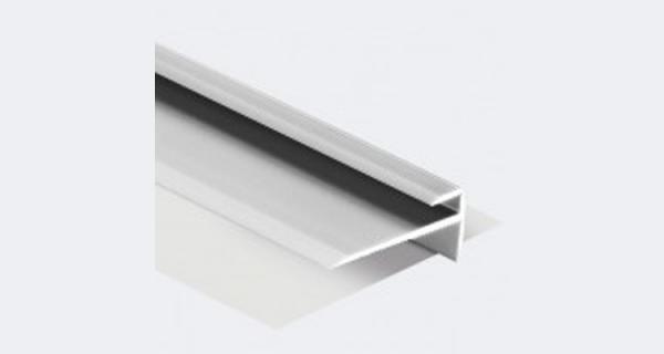 Testeira/acabamento porta balcão 3mm com Acabamento em Metal